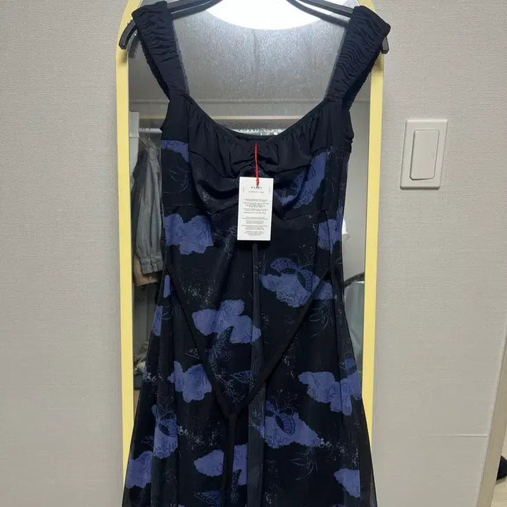 [BUNJANG] Mimi Monde Butterfly Strap Dress / (택포) 미미몽드 버터플라이 스트랩 원피스