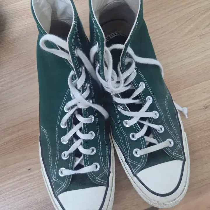 [BUNJANG] Converse Chuck Taylor 70s Amazon Green High Sneakers / [290]컨버스 척테일러 70s 아마존 그린 하이 스니커즈