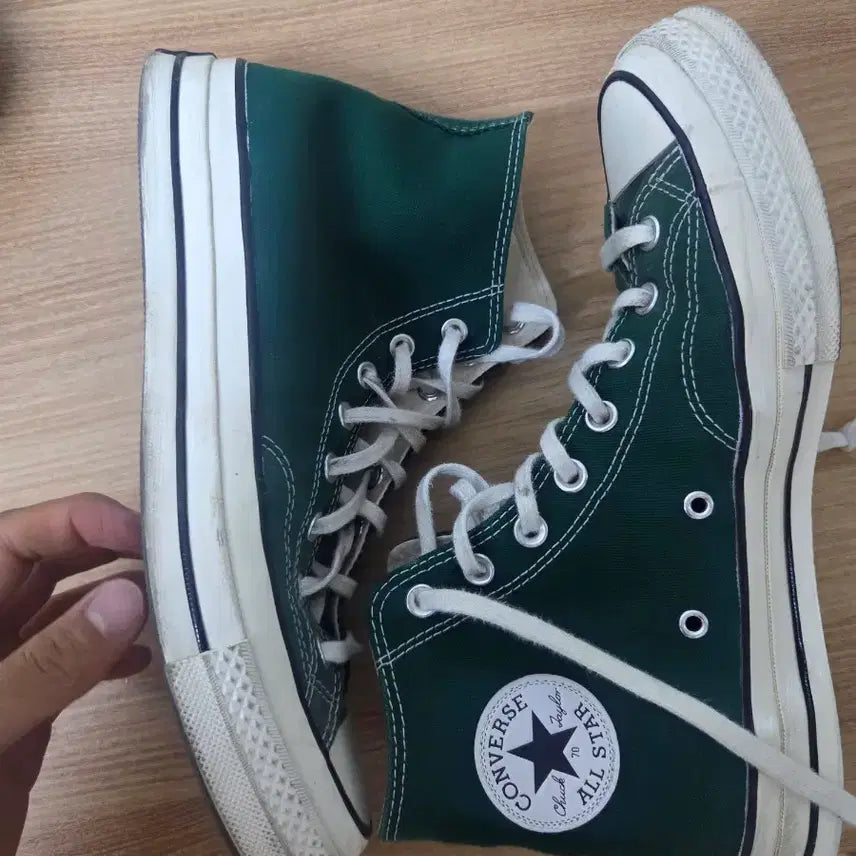 [BUNJANG] Converse Chuck Taylor 70s Amazon Green High Sneakers / [290]컨버스 척테일러 70s 아마존 그린 하이 스니커즈