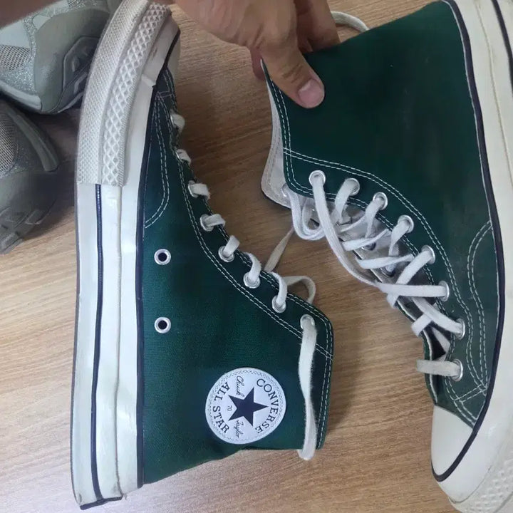 [BUNJANG] Converse Chuck Taylor 70s Amazon Green High Sneakers / [290]컨버스 척테일러 70s 아마존 그린 하이 스니커즈
