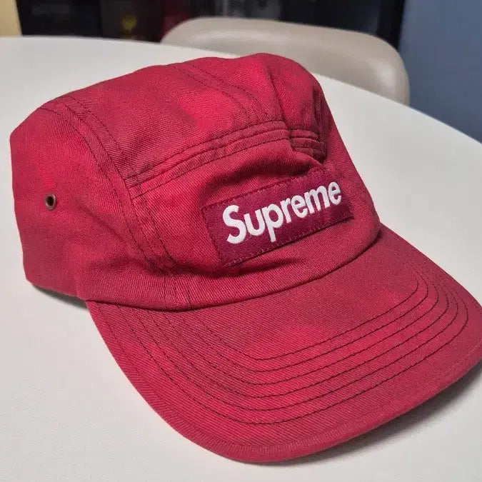 [BUNJANG] Supreme Reactive Camp Cap - Red / [슈프림] 18SS 슈프림 리엑티브 캠프캡 레드