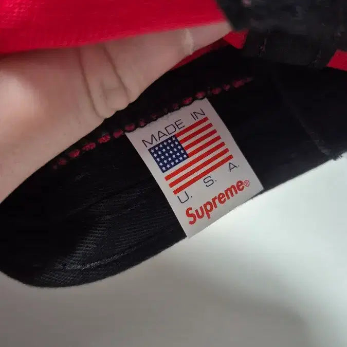 [BUNJANG] Supreme Reactive Camp Cap - Red / [슈프림] 18SS 슈프림 리엑티브 캠프캡 레드