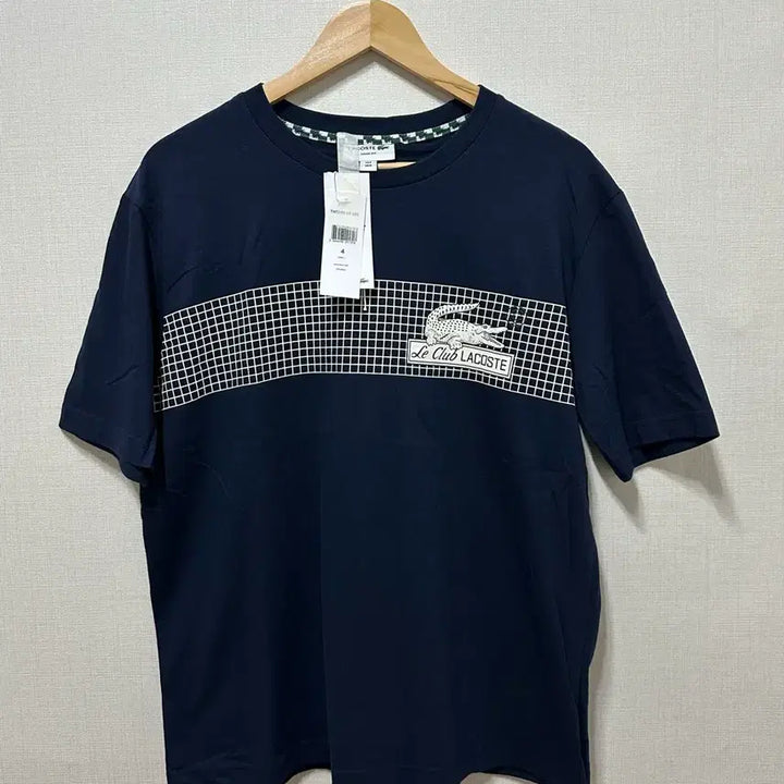 [BUNJANG] Lacoste Short Sleeve T-Shirt Navy / 라코스테 반팔티 FR4/US M