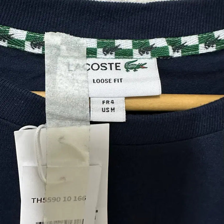 [BUNJANG] Lacoste Short Sleeve T-Shirt Navy / 라코스테 반팔티 FR4/US M