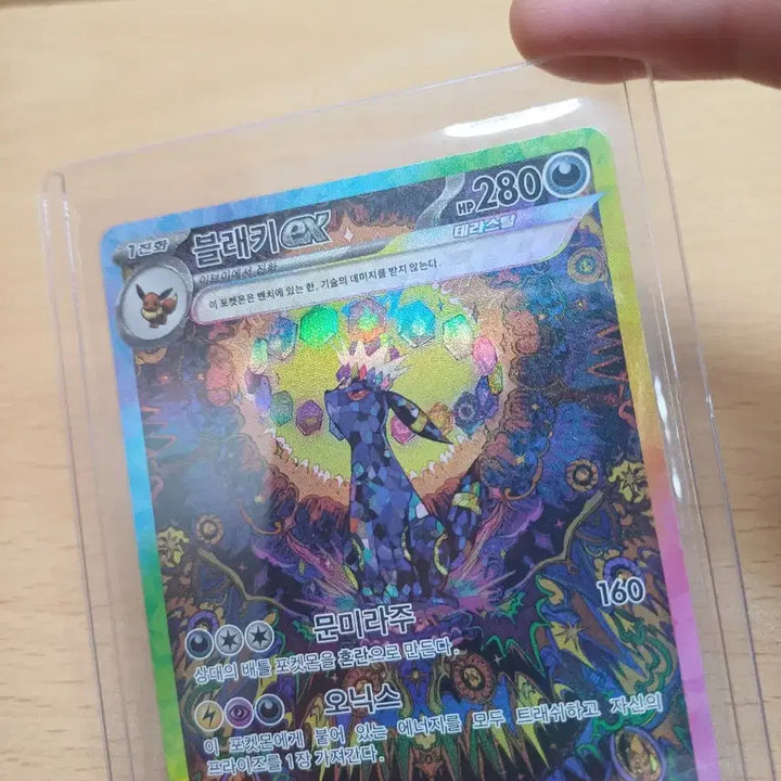 [BUNJANG] Pokemon Blacky ex SAR Card / 포켓몬 카드 블래키ex sar