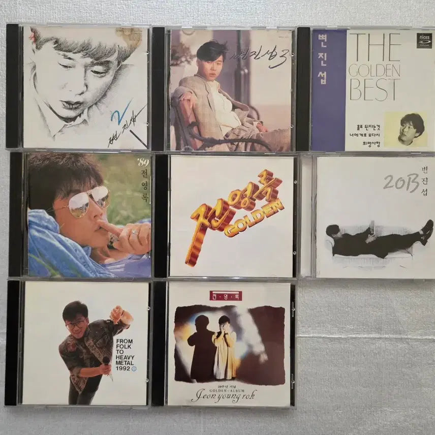[BUNJANG] Byun Jin-sub &amp; Jeon Young-rok CD Collection / 변진섭 전영록  CD 모음
