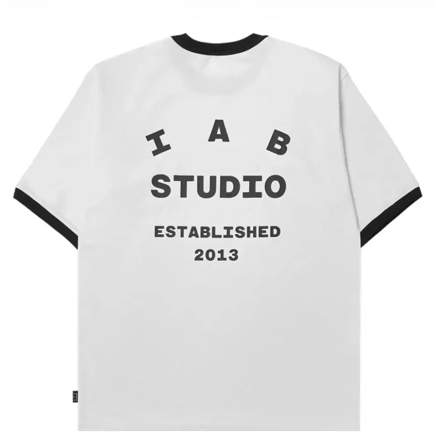 [BUNJANG] IAB STUDIO Established T-Shirt White/Black XL / 아이앱 스튜디오 이스테블리시드 티셔츠 화이트 블랙 [XL]