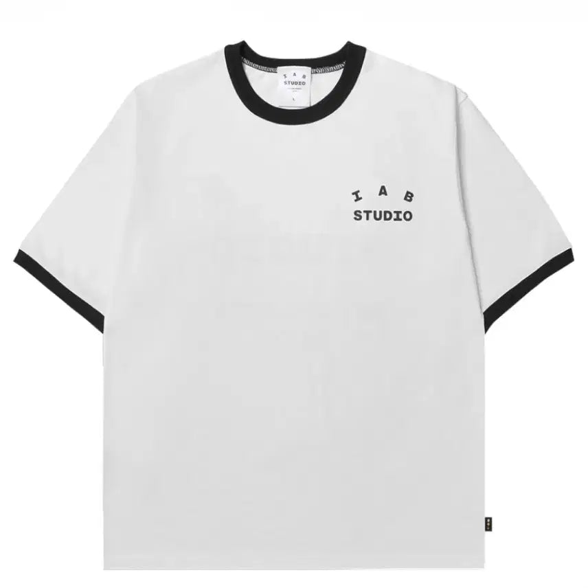 [BUNJANG] IAB STUDIO Established T-Shirt White/Black XL / 아이앱 스튜디오 이스테블리시드 티셔츠 화이트 블랙 [XL]