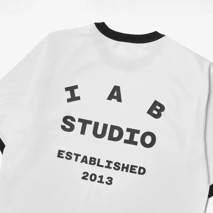 [BUNJANG] IAB STUDIO Established T-Shirt White/Black XL / 아이앱 스튜디오 이스테블리시드 티셔츠 화이트 블랙 [XL]