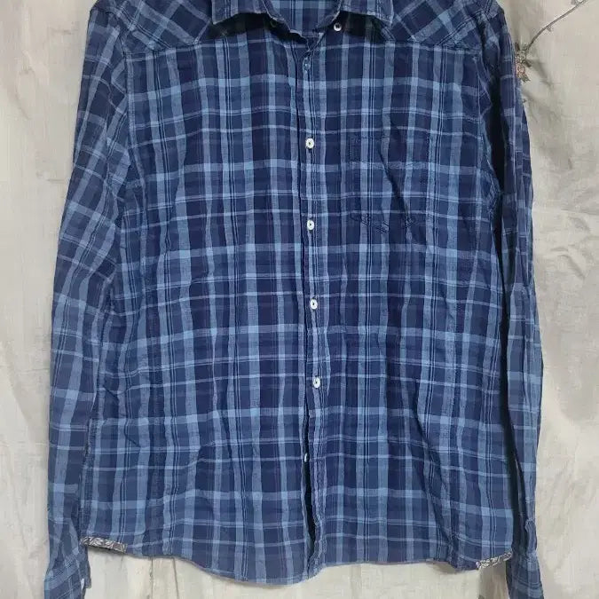 [BUNJANG] Maestro Checkered Shirt (Size 110) / 시리즈 체크 셔츠 110사이즈
