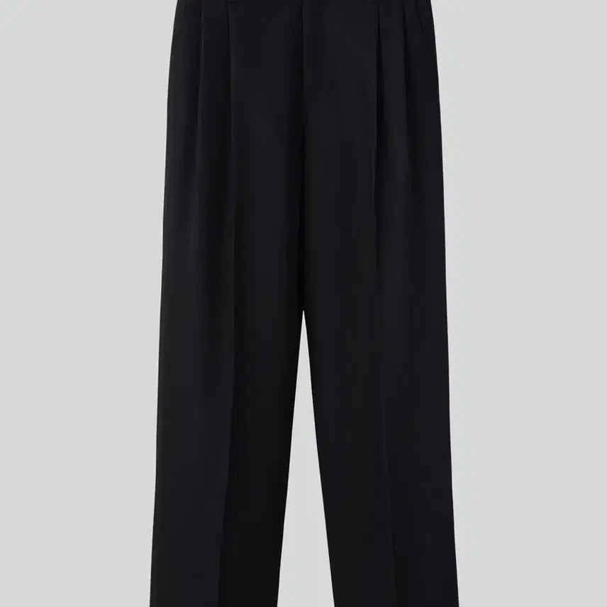 [SOLD OUT] 렉토 26ss 더블 플리츠 수트 팬츠 블랙 M