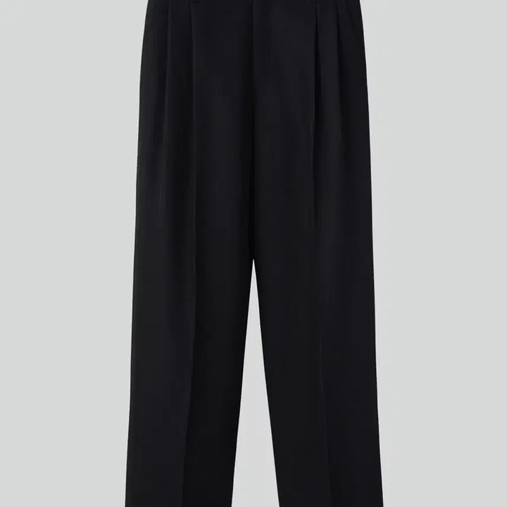 [SOLD OUT] 렉토 26ss 더블 플리츠 수트 팬츠 블랙 M