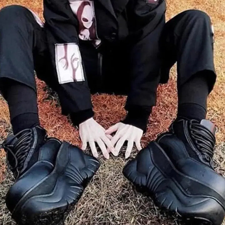 [BUNJANG] Demonia Platform Boots / 매입 ) Demonia 락샵 데모니아 박서 플랫폼