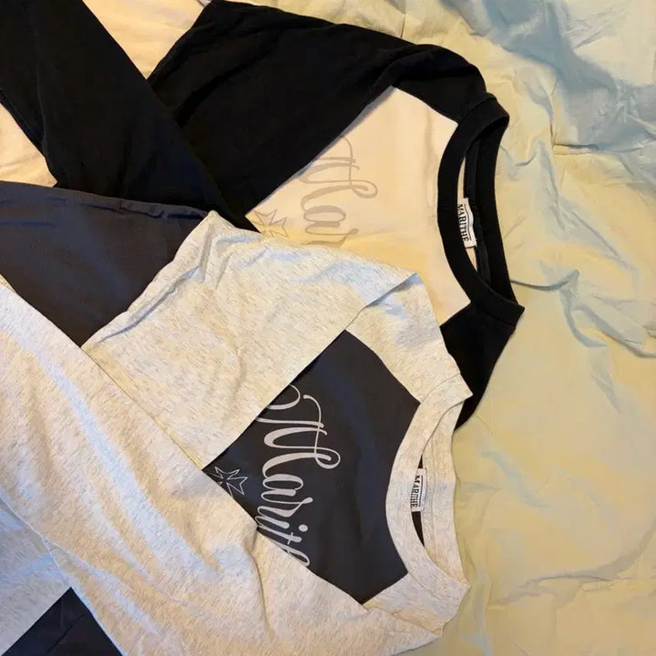 [BUNJANG] Marithe Francois Girbaud Raglan Long Sleeve T-Shirt / 마리떼 프랑소와 저버 나그랑 롱슬리브 긴팔 티셔츠