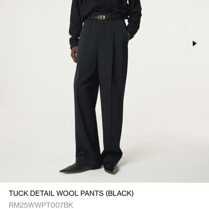 [BUNJANG] RECTO Wool Trousers L / 렉토 25fw 턱 디테일 울 팬츠 L
