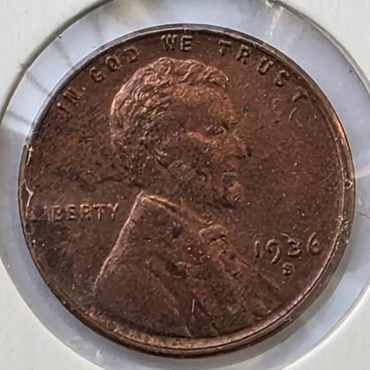 [BUNJANG] Lincoln 1936 Penny Set / 링컨 1센트 1936년도 3종 세트 미사용 페니