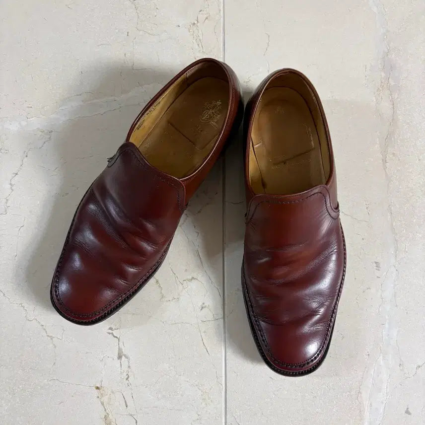 [BUNJANG] Crockett &amp; Jones READING 2 Leather Slip-on Shoes / 크로켓 앤 존스 레더 슬립온 슈즈