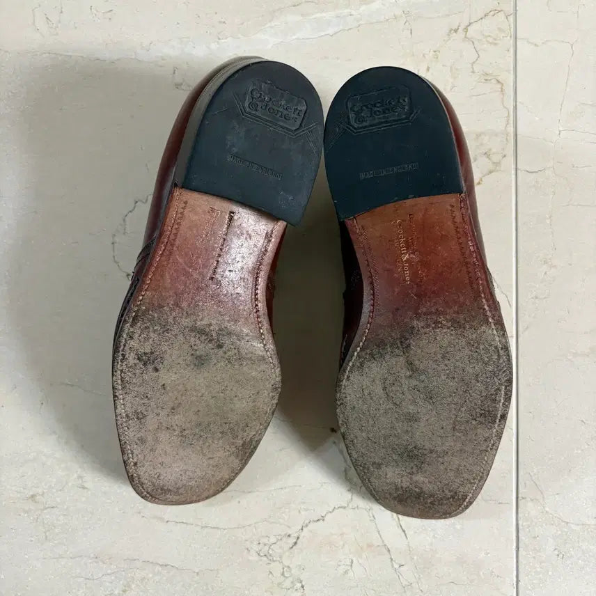 [BUNJANG] Crockett &amp; Jones READING 2 Leather Slip-on Shoes / 크로켓 앤 존스 레더 슬립온 슈즈