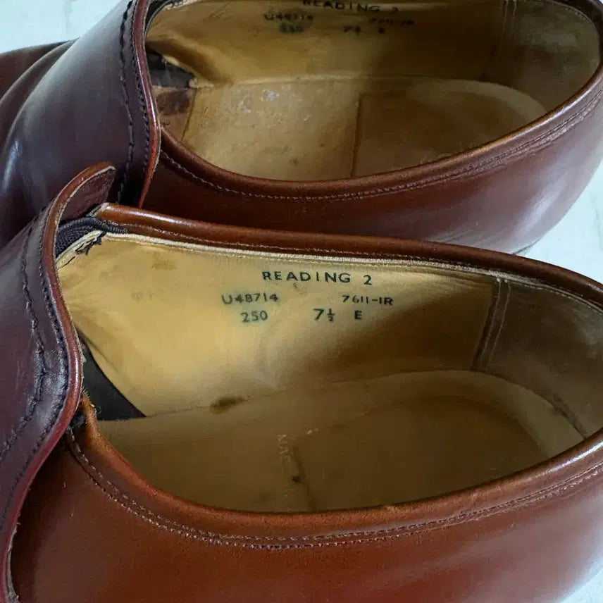 [BUNJANG] Crockett &amp; Jones READING 2 Leather Slip-on Shoes / 크로켓 앤 존스 레더 슬립온 슈즈