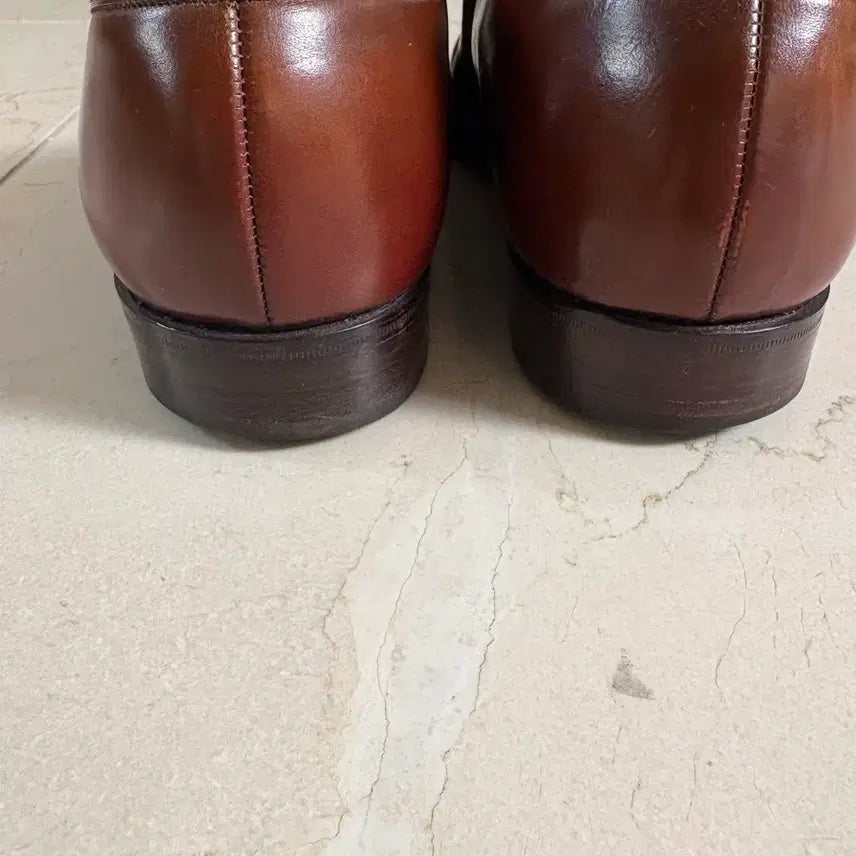 [BUNJANG] Crockett &amp; Jones READING 2 Leather Slip-on Shoes / 크로켓 앤 존스 레더 슬립온 슈즈