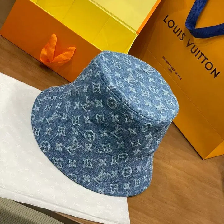 [BUNJANG] Louis Vuitton Denim Bucket Hat / 루이비통 버킷햇
