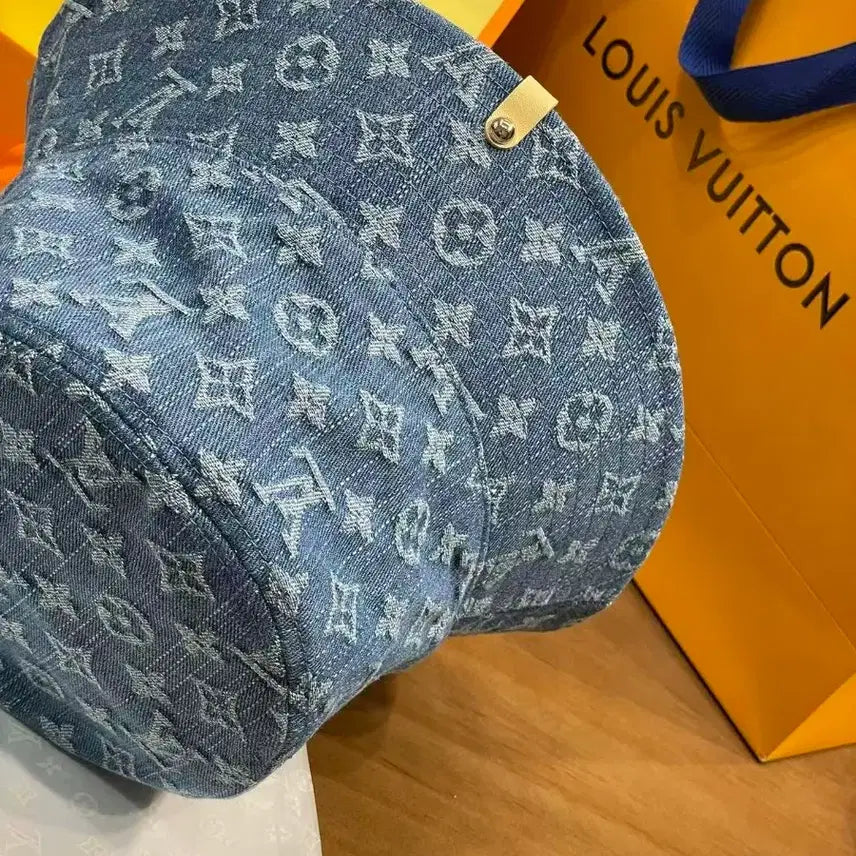 [BUNJANG] Louis Vuitton Denim Bucket Hat / 루이비통 버킷햇