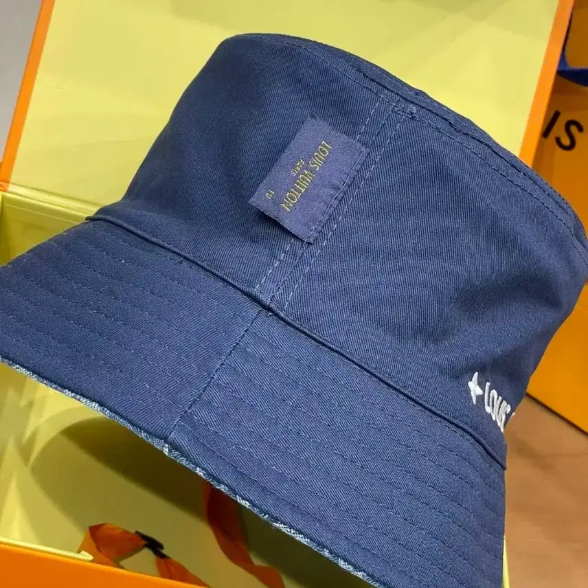 [BUNJANG] Louis Vuitton Denim Bucket Hat / 루이비통 버킷햇