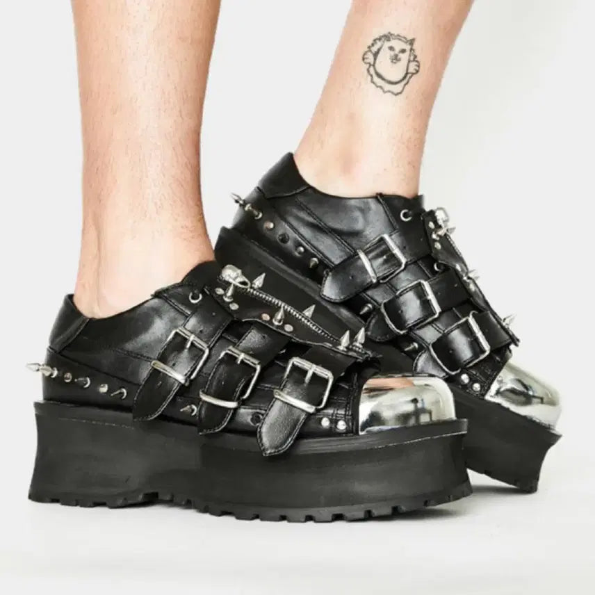 [BUNJANG] Demonia Grave Digger 03 Platform Boots / 매입 ) Demonia 락샵 데모니아 그레이브디거03 플랫폼