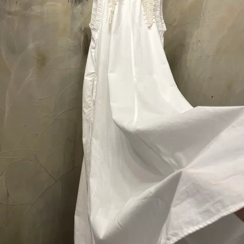 [BUNJANG] ZARA Sailor Embroidered Maxi Long Dress / 자라 빅카라 세일러 자수 맥시롱 드레스 55~66