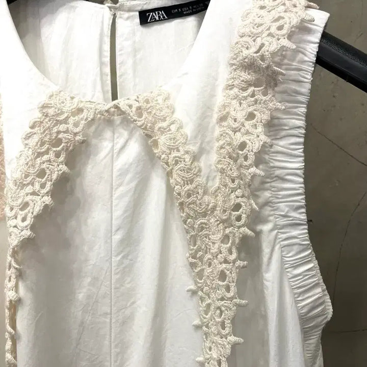 [BUNJANG] ZARA Sailor Embroidered Maxi Long Dress / 자라 빅카라 세일러 자수 맥시롱 드레스 55~66
