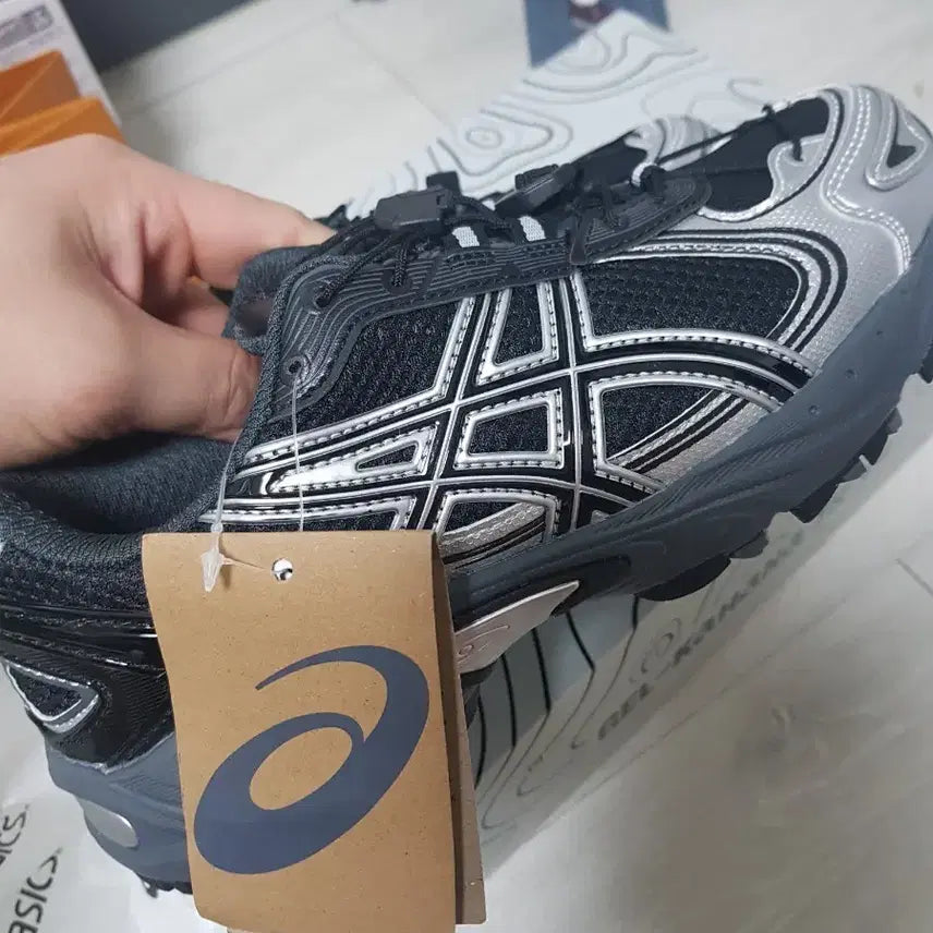 [BUNJANG] Asics Gel-Kahana Trail Running Shoes Black/Silver / (새상품)아식스 젤카하나 트레일 러닝화 블랙/실버 새상품