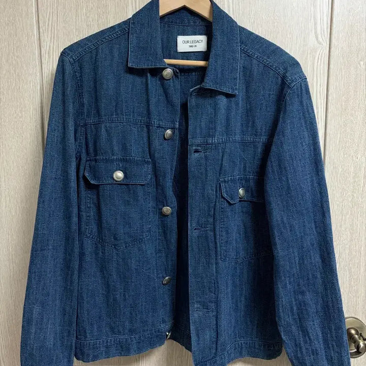 [BUNJANG] Our Legacy Linen Denim Jacket S / 아워레거시 린넨 데님자켓 S(46)