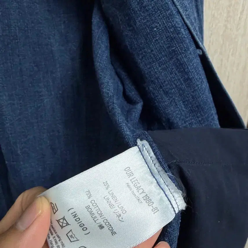 [BUNJANG] Our Legacy Linen Denim Jacket S / 아워레거시 린넨 데님자켓 S(46)