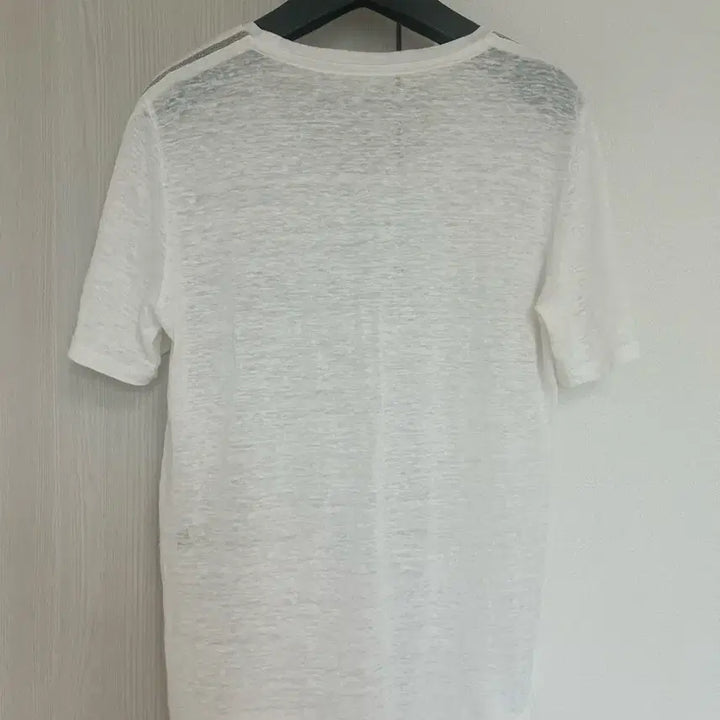 [SOLD OUT] 시슬리(sisley) 화이트 린넨 반팔 티셔츠