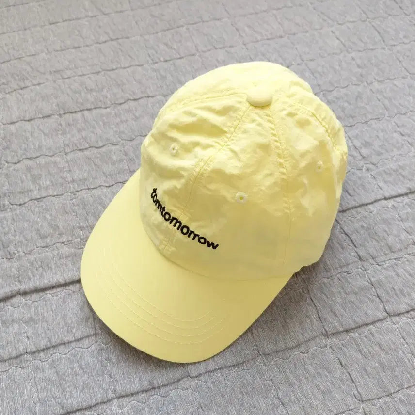 [BUNJANG] tomtomorrow Lemon Yellow Nylon Ball Cap / tomtomorrow 레몬옐로우 나일론볼캡(남녀공용)