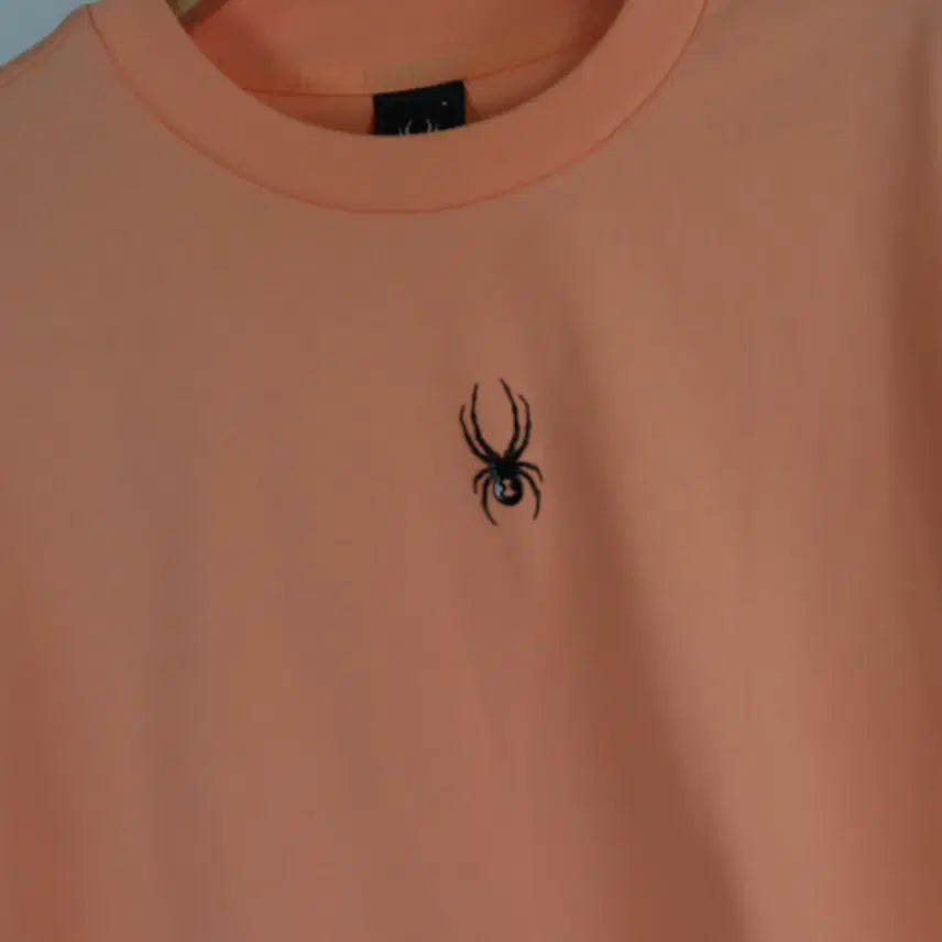 [BUNJANG] SPYDER Logo Printed Long Sleeve T-shirt / 스파이더 SPYDER 로고 프린팅 긴팔 티셔츠 오렌지 90(S)