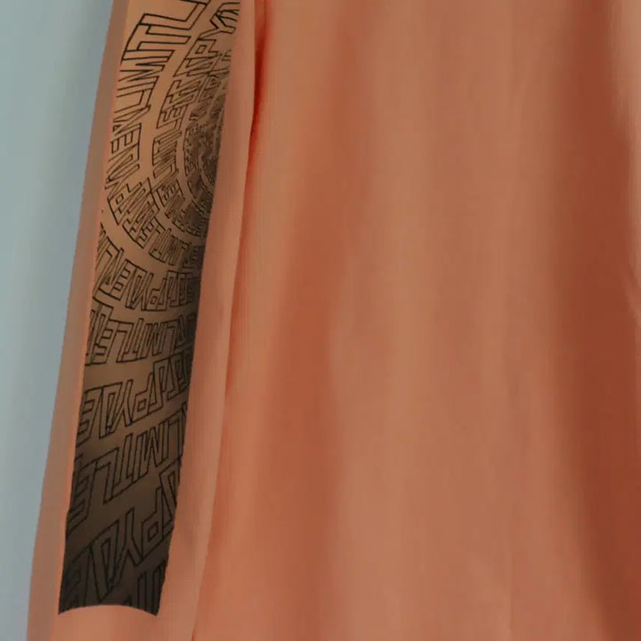 [BUNJANG] SPYDER Logo Printed Long Sleeve T-shirt / 스파이더 SPYDER 로고 프린팅 긴팔 티셔츠 오렌지 90(S)