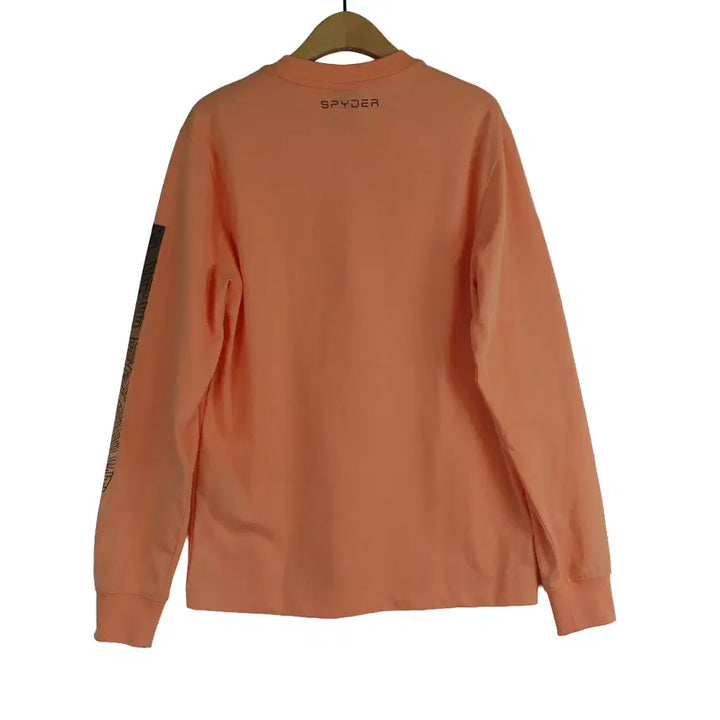 [BUNJANG] SPYDER Logo Printed Long Sleeve T-shirt / 스파이더 SPYDER 로고 프린팅 긴팔 티셔츠 오렌지 90(S)