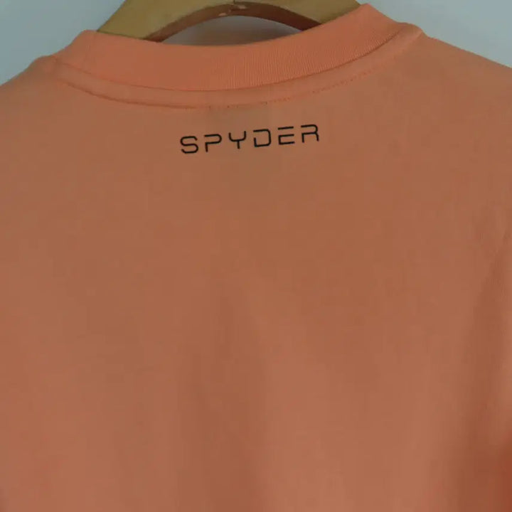 [BUNJANG] SPYDER Logo Printed Long Sleeve T-shirt / 스파이더 SPYDER 로고 프린팅 긴팔 티셔츠 오렌지 90(S)