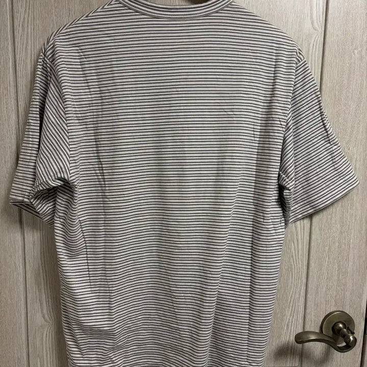 [BUNJANG] Still By Hand Stripe T-shirt Gray/White / 스틸바이핸드 스트라이프 티셔츠 그레이/화이트 2