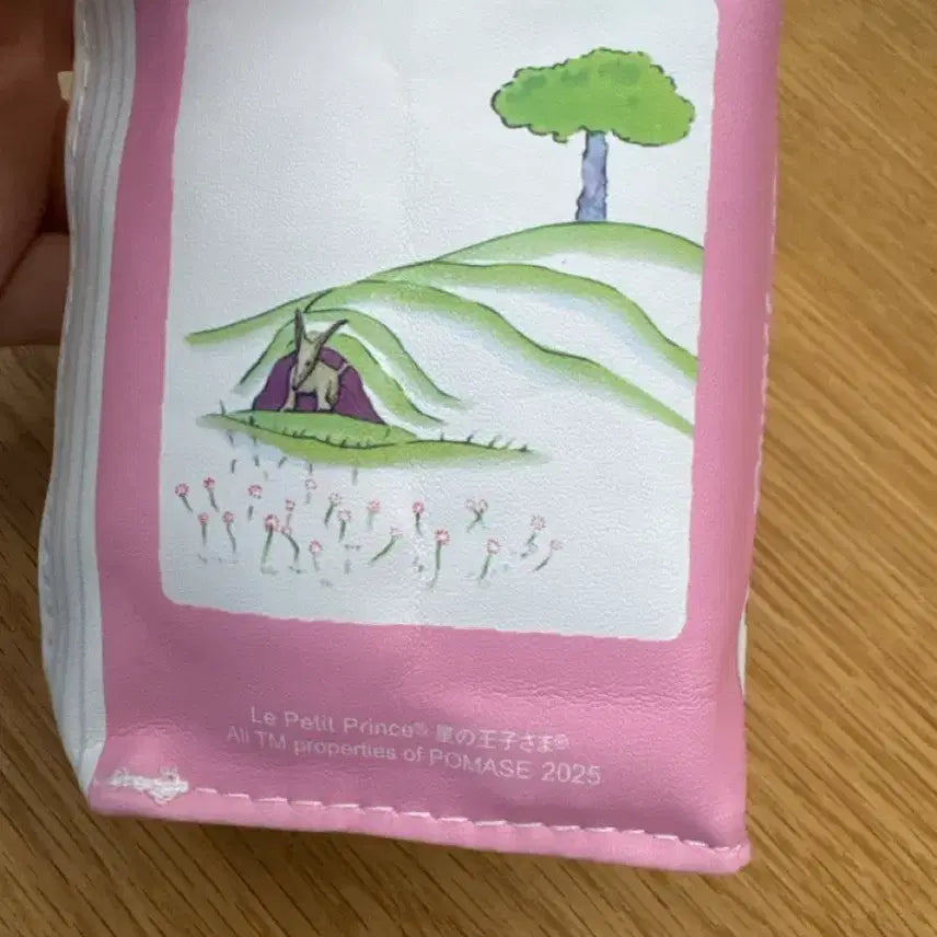 [BUNJANG] The Little Prince Book Pouch (Rose Pink) / 어린왕자 책 파우치 가챠 (장미 핑크색)
