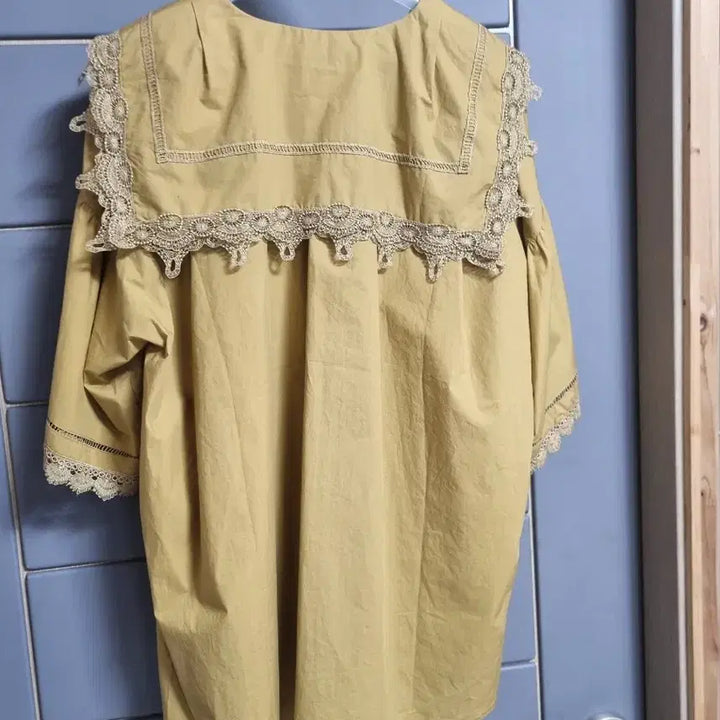 [BUNJANG] Time Blouse Mustard Blouse / 타임블라우스