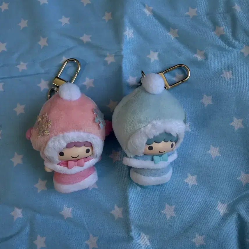 [BUNJANG] Kiki &amp; Lala Snow Crystal Keyring / 키키라라 눈꽃 정령 키링