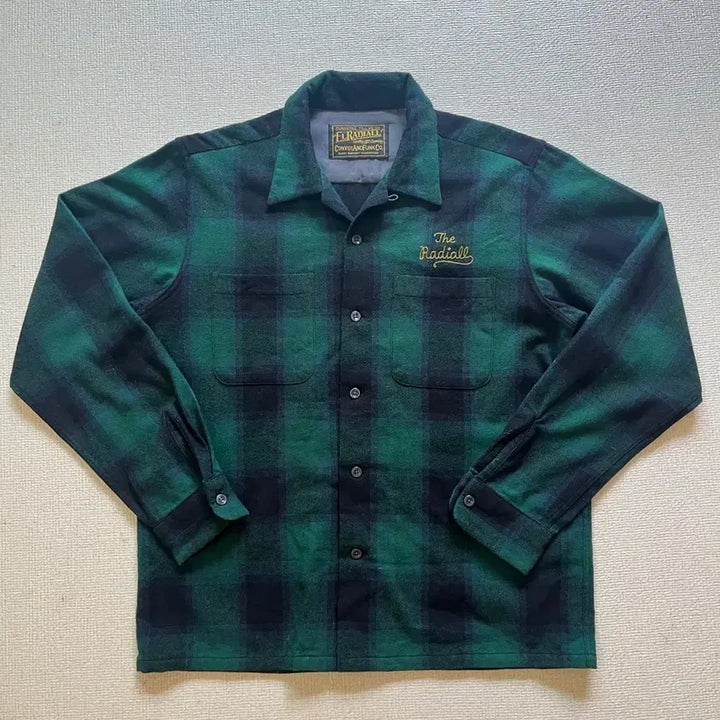 [BUNJANG] RADIALL Wool Flannel Plaid Shirt / RADIALL WOOL FLANNEL PLAIDS SHIRTS
