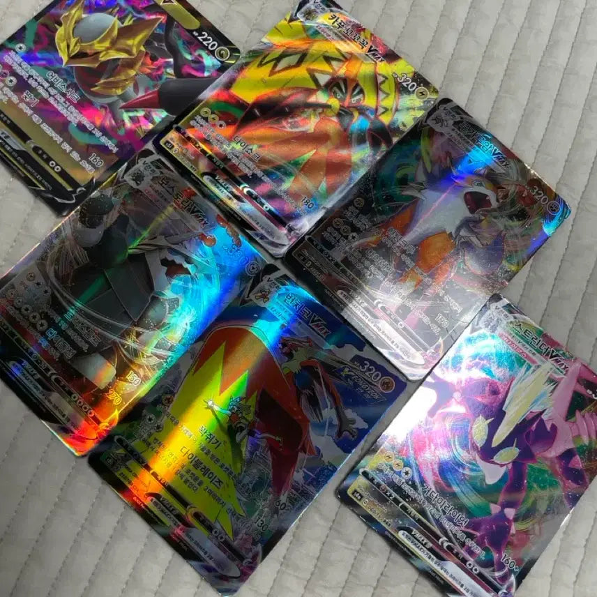 [BUNJANG] Pokemon VMAX Card Bundle Set / 포켓몬 카드 6장 한꺼번에