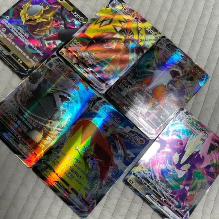 [BUNJANG] Pokemon VMAX Card Bundle Set / 포켓몬 카드 6장 한꺼번에