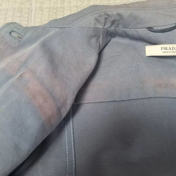 [BUNJANG] Prada Cotton Blouson Jacket / 프라다 면 블루종 자켓 오염 이염있음 prada 38사이즈