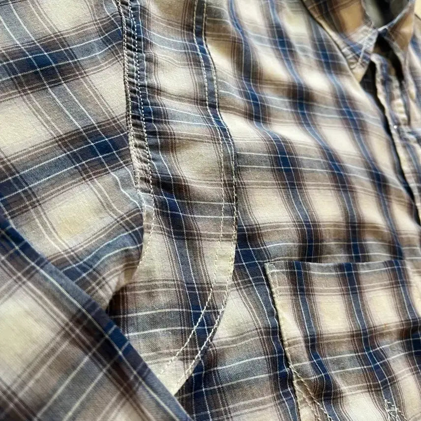 [BUNJANG] BEDWIN X WRANGLER Plaid Shirt / BEDWIN X WRANGLER PLAIDS SHIRTS