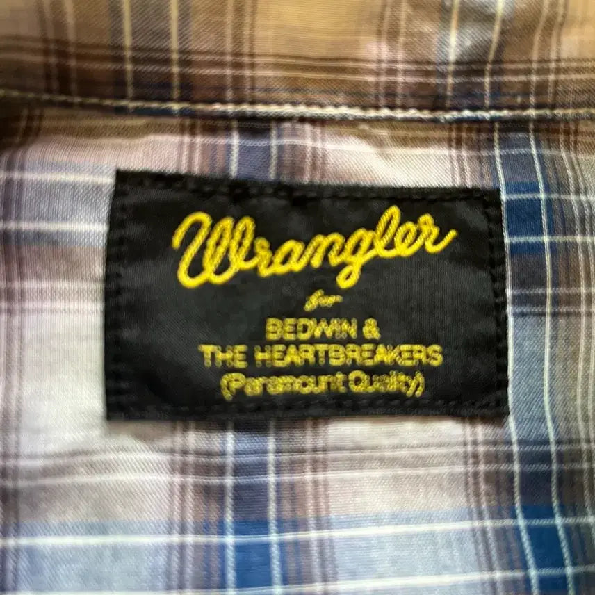 [BUNJANG] BEDWIN X WRANGLER Plaid Shirt / BEDWIN X WRANGLER PLAIDS SHIRTS