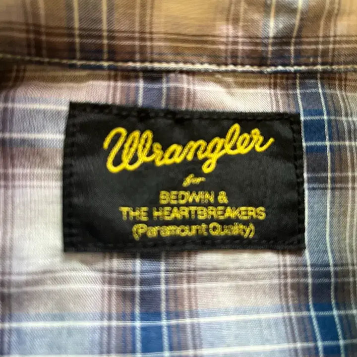 [BUNJANG] BEDWIN X WRANGLER Plaid Shirt / BEDWIN X WRANGLER PLAIDS SHIRTS